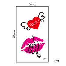 Load image into Gallery viewer, Multicolor Small Fresh Tattoo Stickers Harajuku Style Waterproof Temporary Body Art Tattoo Stickers for Women Men
