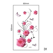 Load image into Gallery viewer, Multicolor Small Fresh Tattoo Stickers Harajuku Style Waterproof Temporary Body Art Tattoo Stickers for Women Men
