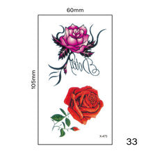 Load image into Gallery viewer, Multicolor Small Fresh Tattoo Stickers Harajuku Style Waterproof Temporary Body Art Tattoo Stickers for Women Men
