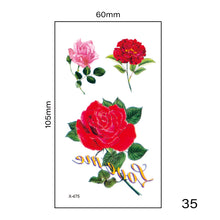 Load image into Gallery viewer, Multicolor Small Fresh Tattoo Stickers Harajuku Style Waterproof Temporary Body Art Tattoo Stickers for Women Men
