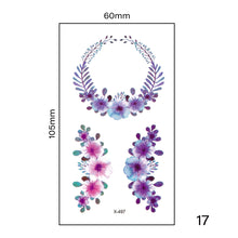 Load image into Gallery viewer, Small Fresh Tattoo Stickers Multicolor Harajuku Style Waterproof Temporary Body Art Tattoo Stickers for Women Men
