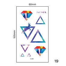 Load image into Gallery viewer, Small Fresh Tattoo Stickers Multicolor Harajuku Style Waterproof Temporary Body Art Tattoo Stickers for Women Men
