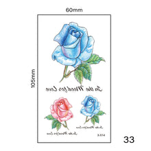 Load image into Gallery viewer, Small Fresh Tattoo Stickers Multicolor Harajuku Style Waterproof Temporary Body Art Tattoo Stickers for Women Men
