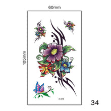 Load image into Gallery viewer, Small Fresh Tattoo Stickers Multicolor Harajuku Style Waterproof Temporary Body Art Tattoo Stickers for Women Men
