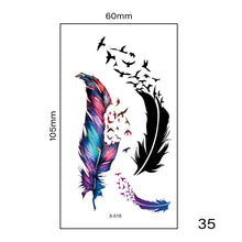 Load image into Gallery viewer, Small Fresh Tattoo Stickers Multicolor Harajuku Style Waterproof Temporary Body Art Tattoo Stickers for Women Men
