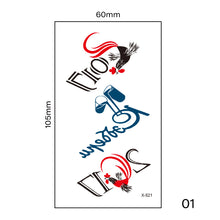 Load image into Gallery viewer, Small Fresh Tattoo Stickers Multicolor Harajuku Style Waterproof Long Lasting Tattoo Stickers for Women Men
