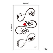 Load image into Gallery viewer, Small Fresh Tattoo Stickers Multicolor Harajuku Style Waterproof Long Lasting Tattoo Stickers for Women Men
