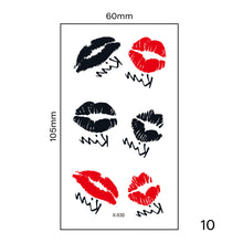Load image into Gallery viewer, Small Fresh Tattoo Stickers Multicolor Harajuku Style Waterproof Long Lasting Tattoo Stickers for Women Men
