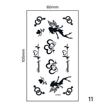 Load image into Gallery viewer, Small Fresh Tattoo Stickers Multicolor Harajuku Style Waterproof Long Lasting Tattoo Stickers for Women Men
