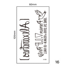 Load image into Gallery viewer, Small Fresh Tattoo Stickers Multicolor Harajuku Style Waterproof Long Lasting Tattoo Stickers for Women Men
