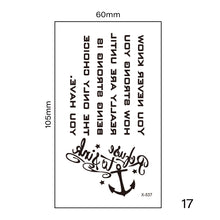 Load image into Gallery viewer, Small Fresh Tattoo Stickers Multicolor Harajuku Style Waterproof Long Lasting Tattoo Stickers for Women Men
