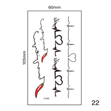 Load image into Gallery viewer, Small Fresh Tattoo Stickers Multicolor Harajuku Style Waterproof Long Lasting Tattoo Stickers for Women Men
