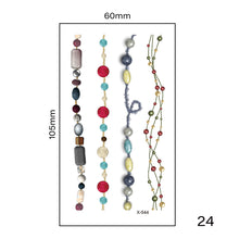 Load image into Gallery viewer, Small Fresh Tattoo Stickers Multicolor Harajuku Style Waterproof Long Lasting Tattoo Stickers for Women Men
