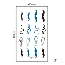 Load image into Gallery viewer, Small Fresh Tattoo Stickers Multicolor Body Art Tattoo Harajuku Style Waterproof Long Lasting Tattoo Stickers
