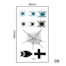 Load image into Gallery viewer, Small Fresh Tattoo Stickers Multicolor Body Art Tattoo Harajuku Style Waterproof Long Lasting Tattoo Stickers
