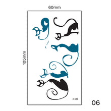 Load image into Gallery viewer, Small Fresh Tattoo Stickers Multicolor Body Art Tattoo Harajuku Style Waterproof Long Lasting Tattoo Stickers
