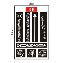 Load image into Gallery viewer, Small Pattern Tattoo Inkjet Hollow Template Self-adhesive Tattoo Template Temporary Body Art Tattoo for Women Men
