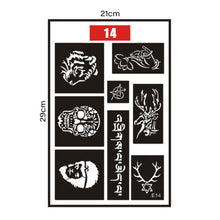 Load image into Gallery viewer, Small Pattern Tattoo Inkjet Hollow Template Self-adhesive Tattoo Template Temporary Body Art Tattoo for Women Men
