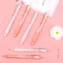 Load image into Gallery viewer, 0.5mm Lovely Cherry Blossoms Automatic Pencil Kawaii Plastic Mechanical Pencils for Kids Gifts Student Supplies Stationery
