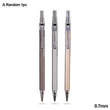 Load image into Gallery viewer, 0.5/0.7mm Metal Machanical Pencil 2B Automatic Pencil Writing Drawing Tools Stationery School Office Supplies
