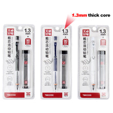 Load image into Gallery viewer, 1.3mm Classic Machanical Pencil with Lead Set Plastic Automatic Pencil Writing Drawing Tools Stationery School Office Supplies
