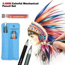 Load image into Gallery viewer, 5.6mm Professional Art Automatic Pencil with Colorful Lead Set 4B Pencil Lead for Mechanical Pencil Sketch Drawing Pencil Art Supplies
