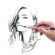 Load image into Gallery viewer, 10pcs/Box Sketch Charcoal Pencil Soft/Medium/Hard Carbon Pencil Art Student Special Hand-painted HB Painting Drawing Exam Pen
