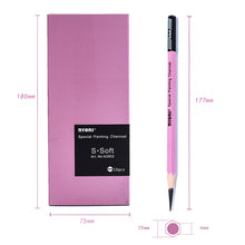 Load image into Gallery viewer, 10pcs/Box Sketch Charcoal Pencil Soft/Medium/Hard Carbon Pencil Art Student Special Hand-painted HB Painting Drawing Exam Pen
