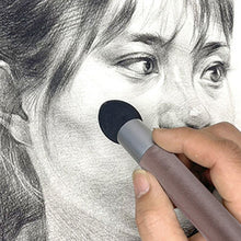 Load image into Gallery viewer, 3pcs/set Sketch Pen Brush Rubbing Sponge Wipe Clean Tool Set For Art Highlight Gray Surface Detail Processing Rendering Smudge Eraser
