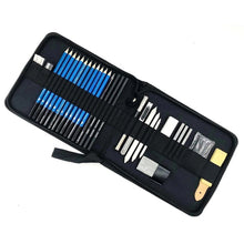 Load image into Gallery viewer, 32pcs/set Drawing Painting Sketch Kit with Pencil Kneaded Erasers Sharpener Tortillon Bag Art Students Beginners Supplies
