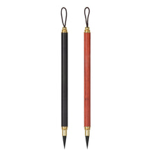 Load image into Gallery viewer, 1pc Calligraphy Writing Brush Eebony Sandalwood Hook Line Pen Calligraphy Beginner Art Professional Painting Drawing Brush
