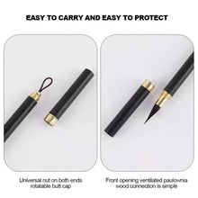 Load image into Gallery viewer, 1pc Calligraphy Writing Brush Eebony Sandalwood Hook Line Pen Calligraphy Beginner Art Professional Painting Drawing Brush
