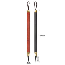 Load image into Gallery viewer, 1pc Calligraphy Writing Brush Eebony Sandalwood Hook Line Pen Calligraphy Beginner Art Professional Painting Drawing Brush
