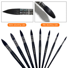 Load image into Gallery viewer, Professional Watercolor Brush Artist Paint Brush Set Gouache Oil Painting Brush Darwing Art Brushes Art Supplies
