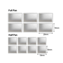 Load image into Gallery viewer, 14pcs/24pcs/6pcs Full/Half Empty Pan for Watercolor Paint Grid Pans Acrylic Oil Paints Paint Box Art Drawing Supplies
