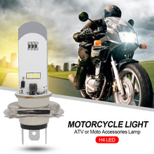 Load image into Gallery viewer, 1Pc H4 LED Motorcycle Headlight Bulbs 6SMD LED Light Motor Scooter ATV or Moto Accessories Lamp
