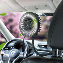 Load image into Gallery viewer, Car Fan Cooler Foldable Silent Fan 3 Speed For Car Backseat Air Condition Desk Vehicle Fan Cooling
