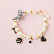 Load image into Gallery viewer, Pet Cat Pearl Collar Necklace Accessories Pendant Pet Supplies Cat Teddy Collar Adjustable Safety Kitten Collar Jewelry Decoration
