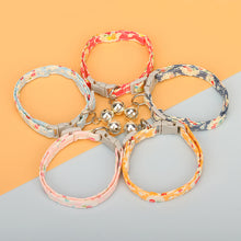Load image into Gallery viewer, Flower Pet Collar Adjustable Cherry Printed Cat Collar Necklace Cute Pet Cat Dog Pendant Safety Collar Four Seasons General Pets Supplies
