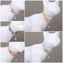 Load image into Gallery viewer, Flower Pet Collar Adjustable Cherry Printed Cat Collar Necklace Cute Pet Cat Dog Pendant Safety Collar Four Seasons General Pets Supplies
