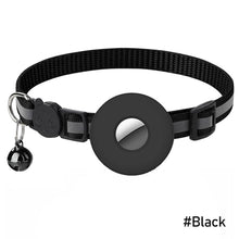 Load image into Gallery viewer, Adjustable Pet Collar Airtag Collar Anti-lost Reflective Nylon Cat Collar With Airtag Case Puppy Necklace Collar with Bell
