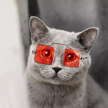 Load image into Gallery viewer, 1PC Lovely Pet Cat Glasses Eye-wear Sunglasses Cat Sun Glasses Funny Pet Dress Up For Little Dog Cat Pet Photos Props Accessories
