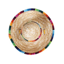 Load image into Gallery viewer, Mexican Style Pet Supplies Mini Pet Dogs Straw Hat Sun Hat Beach Party Straw Hats for Cats Dogs Funny Accessories
