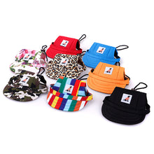 Load image into Gallery viewer, Cute Pet Dog Cat Puppy Hat Baseball Visor Hat Puppy Grooming Dress Up Hat Peaked Cap Sunbonnet Outdoor Topee

