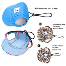 Load image into Gallery viewer, Cute Pet Dog Cat Puppy Hat Baseball Visor Hat Puppy Grooming Dress Up Hat Peaked Cap Sunbonnet Outdoor Topee
