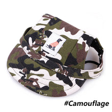 Load image into Gallery viewer, Cute Pet Dog Cat Puppy Hat Baseball Visor Hat Puppy Grooming Dress Up Hat Peaked Cap Sunbonnet Outdoor Topee
