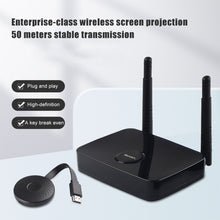 Load image into Gallery viewer, 50M Wireless VGA HDMI-compatible Video Transmitter Receiver Extender Display TV Dongle Aadapter For Monitor Projector Switch PC
