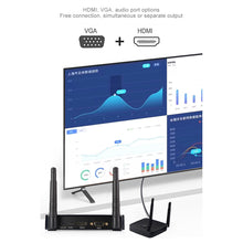 Load image into Gallery viewer, 50M Wireless VGA HDMI-compatible Video Transmitter Receiver Extender Display TV Dongle Aadapter For Monitor Projector Switch PC
