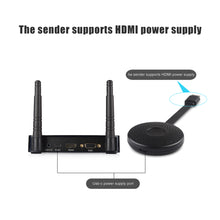 Load image into Gallery viewer, 50M Wireless VGA HDMI-compatible Video Transmitter Receiver Extender Display TV Dongle Aadapter For Monitor Projector Switch PC

