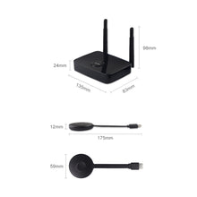 Load image into Gallery viewer, 50M Wireless VGA HDMI-compatible Video Transmitter Receiver Extender Display TV Dongle Aadapter For Monitor Projector Switch PC

